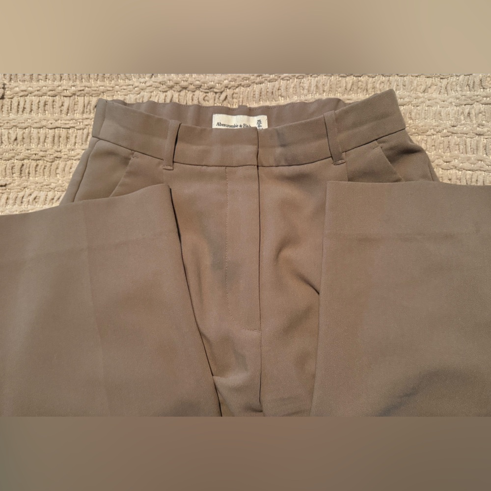 Abercrombie & Fitch Sloane Tailored Wide Leg Pants - 25 SHORT